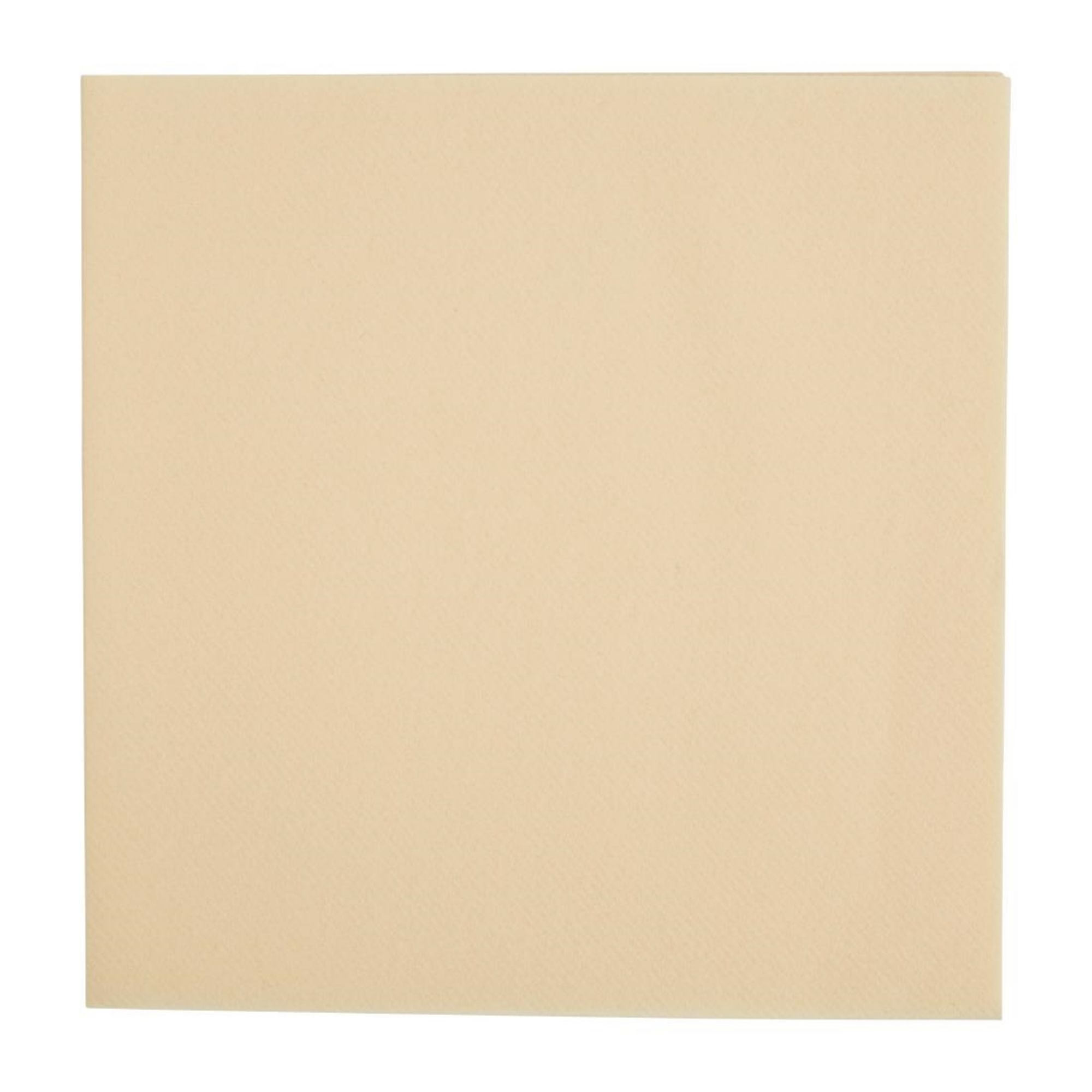 Picture of Fiesta Recyclable Premium Tablin Dinner Napkin Cream 40x40cm Airlaid 1/4 Fold (500 Pack) - FE265