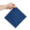 Picture of Fiesta Recyclable Premium Tablin Dinner Napkin Dark Blue 40x40cm Airlaid 1/4 Fold (500 Pack) - FE269