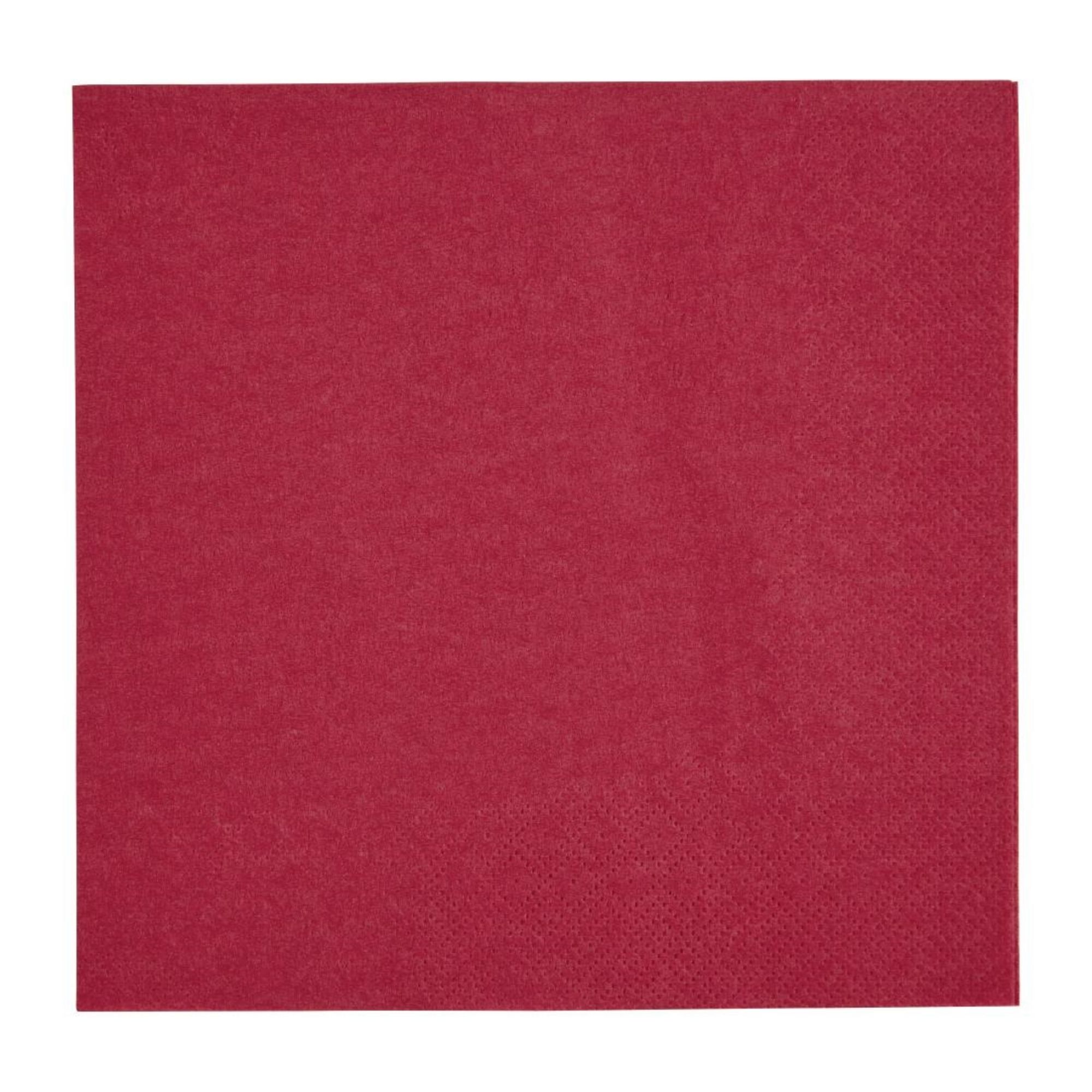 Picture of Fiesta Recyclable Lunch Napkin Bordeaux 33x33cm 2ply 1/4 Fold (2000 Pack) - FE221