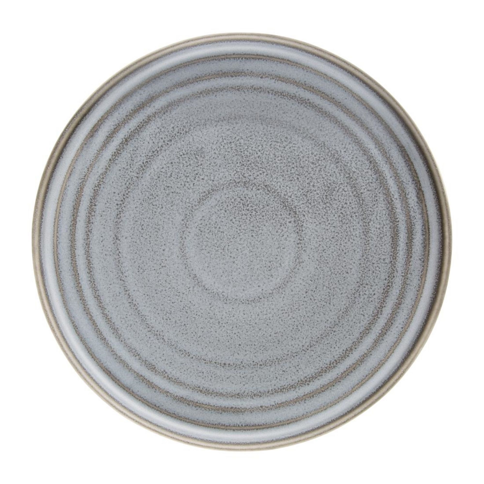 Picture of Olympia Cavolo Flat Round Plates Charcoal Dusk 270mm (4 Pack) - FD922