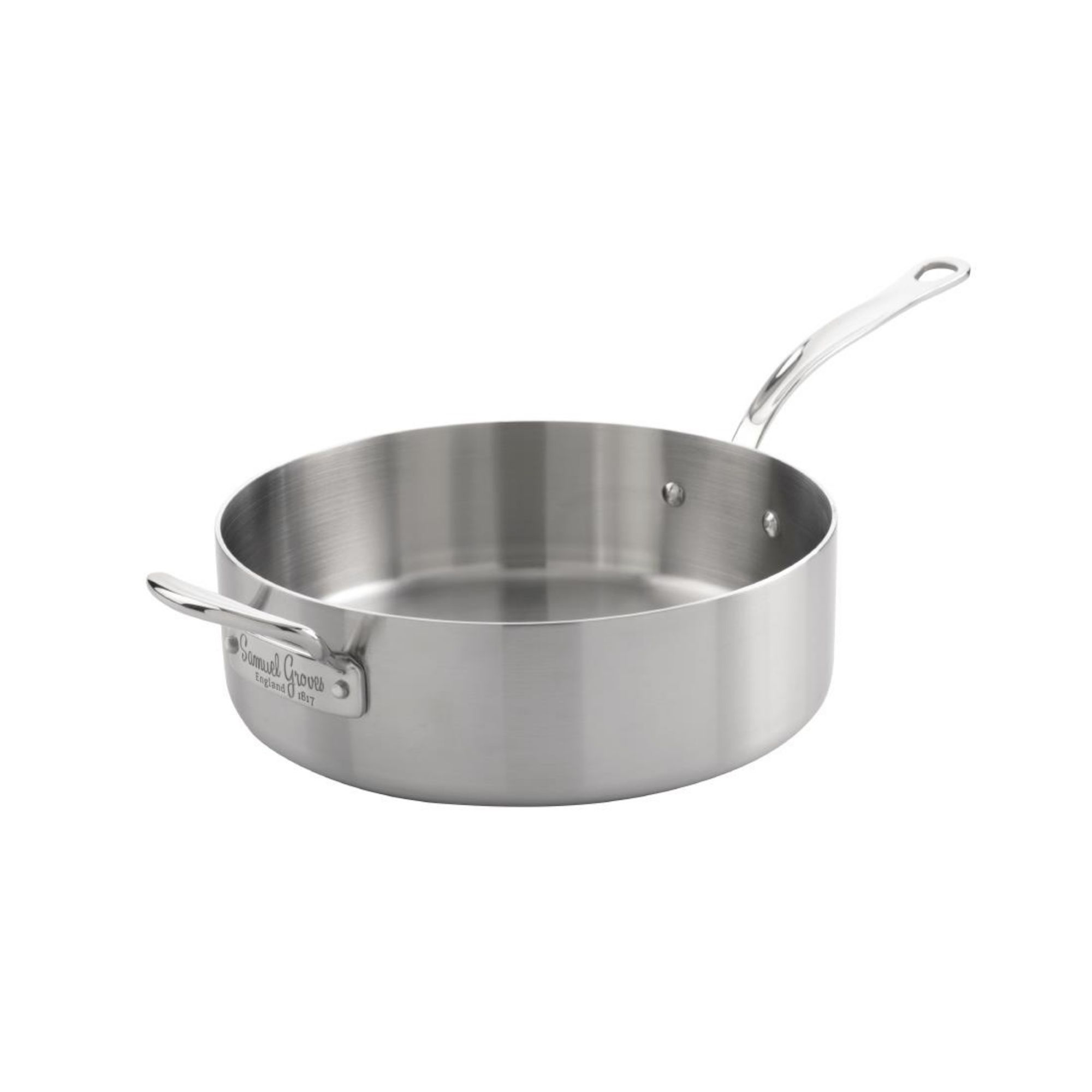 Picture of Samuel Groves Copper Core 5-Ply Sauté Pan 26cm - FD091