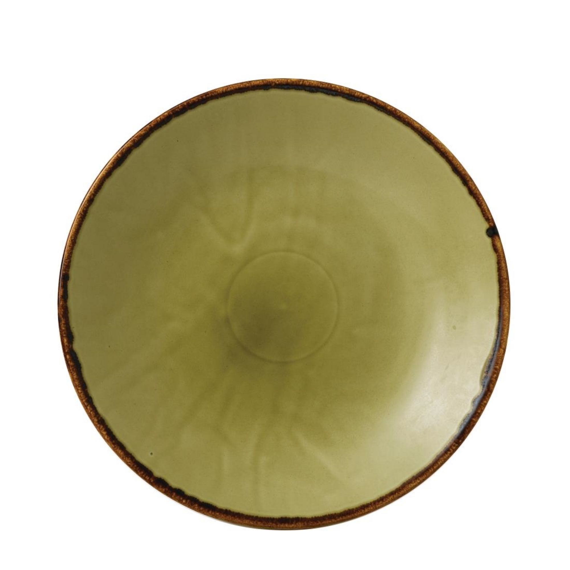 Picture of Dudson Harvest Deep Coupe Plates Green 281mm (12 pack) - FC049