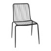 Picture of Bolero Steel Wire Dining Chairs Black (4 pack) - FB874