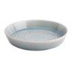 Picture of Olympia Cavolo Flat Round Bowls Ice Blue 220mm (4 Pack) - FB566