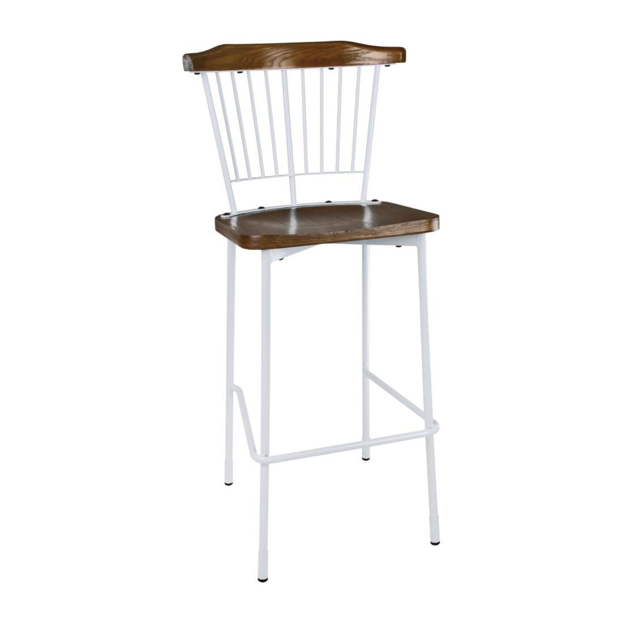 Picture of Bolero Scandi High Stools White (2 pack) - FB872