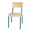 Picture of Bolero Cantina Side Chairs with Wooden Seat & Backrest Teal (4 Pack) - FB944