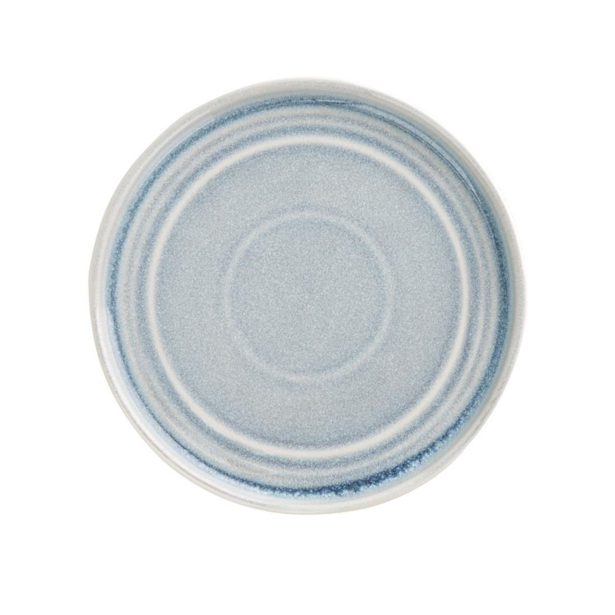 Picture of Olympia Cavolo Flat Round Plates Ice Blue 180mm (6 Pack) - FB567