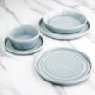 Picture of Olympia Cavolo Flat Round Bowls Spring Green 220mm (4 pack) - FB561