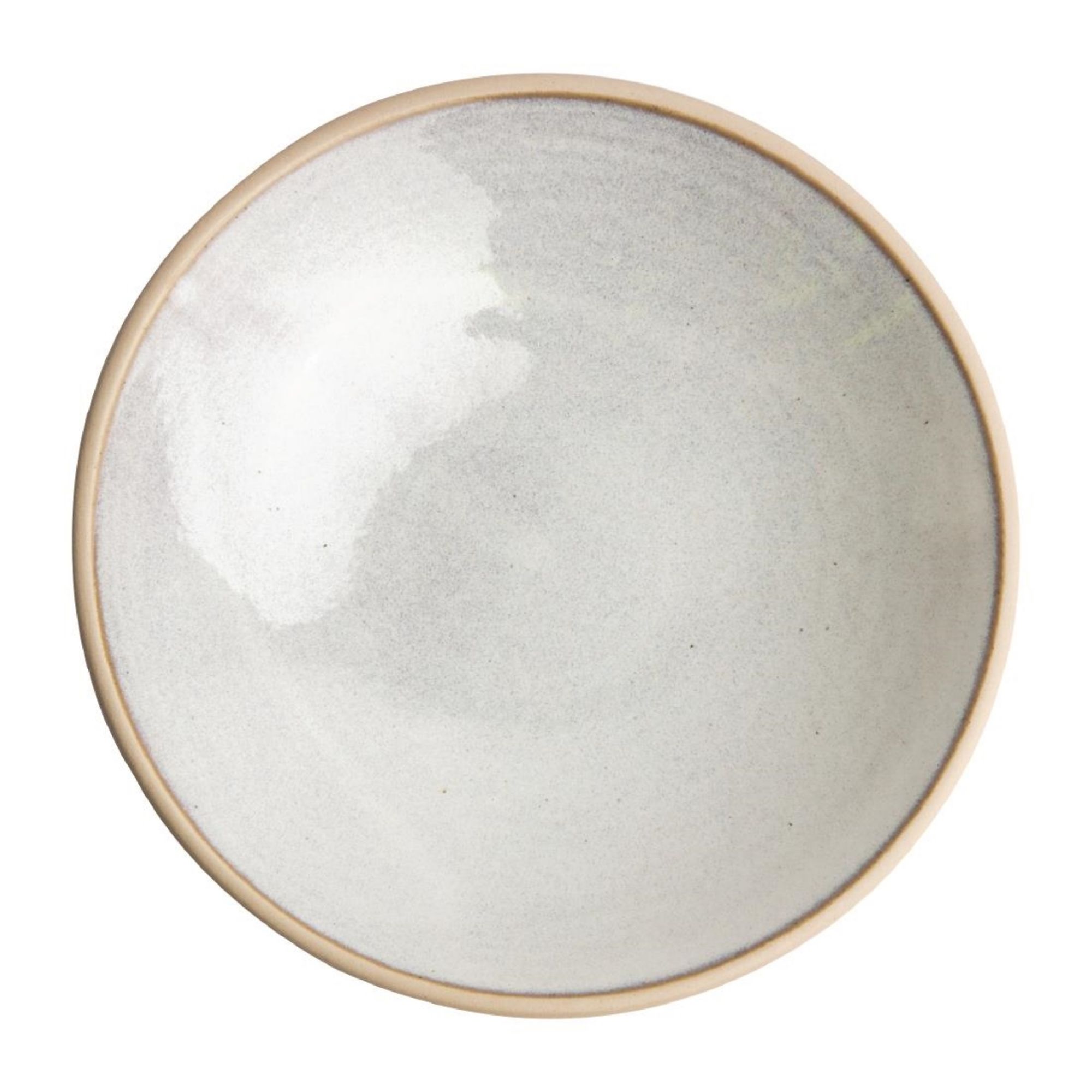 Picture of Olympia Canvas Shallow Tapered Bowl Murano White 200mm (6 pack) - FA333