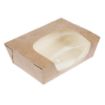 Picture of Colpac Zest Compostable Kraft Medium Salad Box 825ml/29oz (250 pack) - FA392