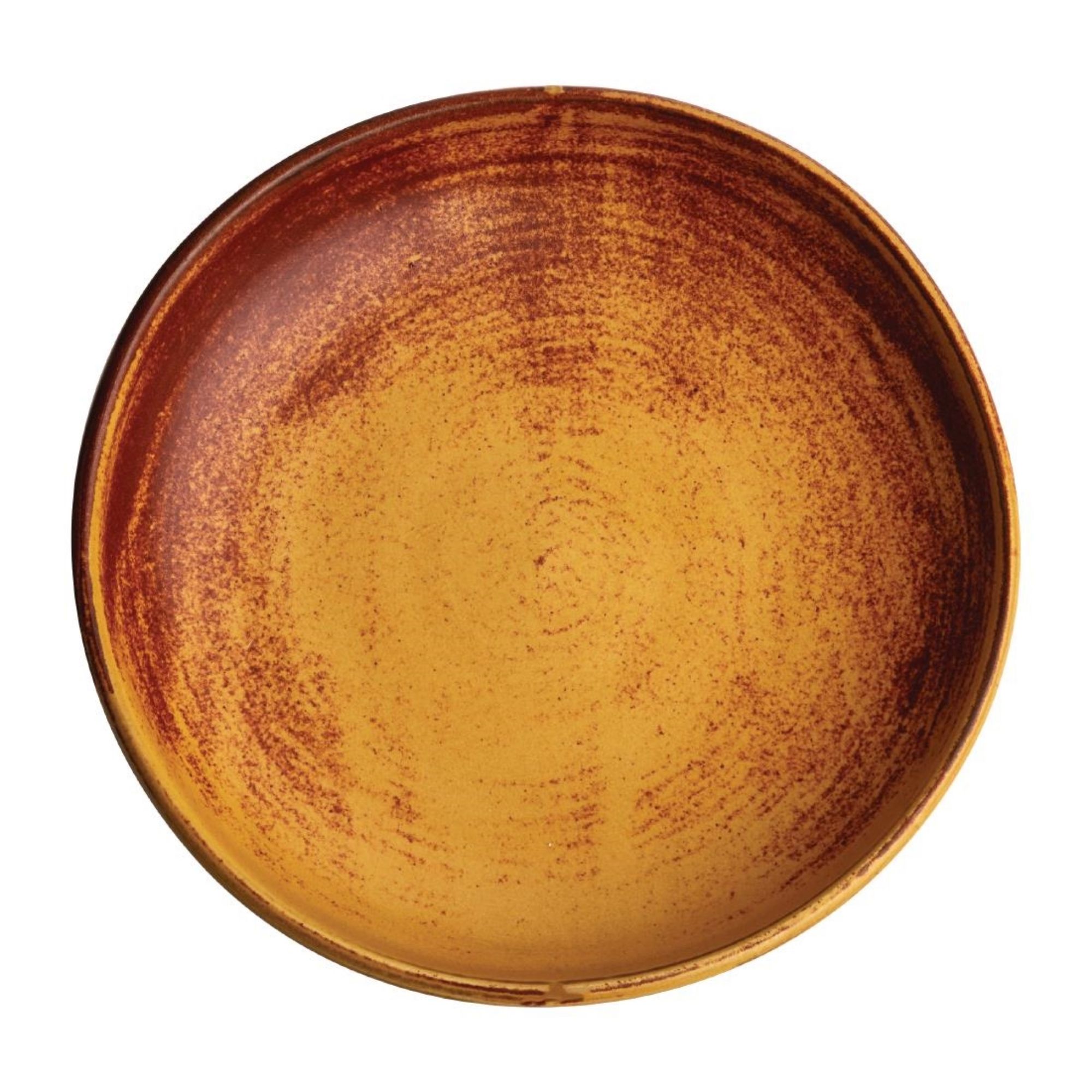 Picture of Olympia Canvas Coupe Bowl Sienna Rust 230mm (6 Pack) - FA313