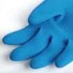 Picture of Mapa Alto 405 Liquid-Proof Heavy-Duty Janitorial Gloves Blue & Yellow Small - FA296-S