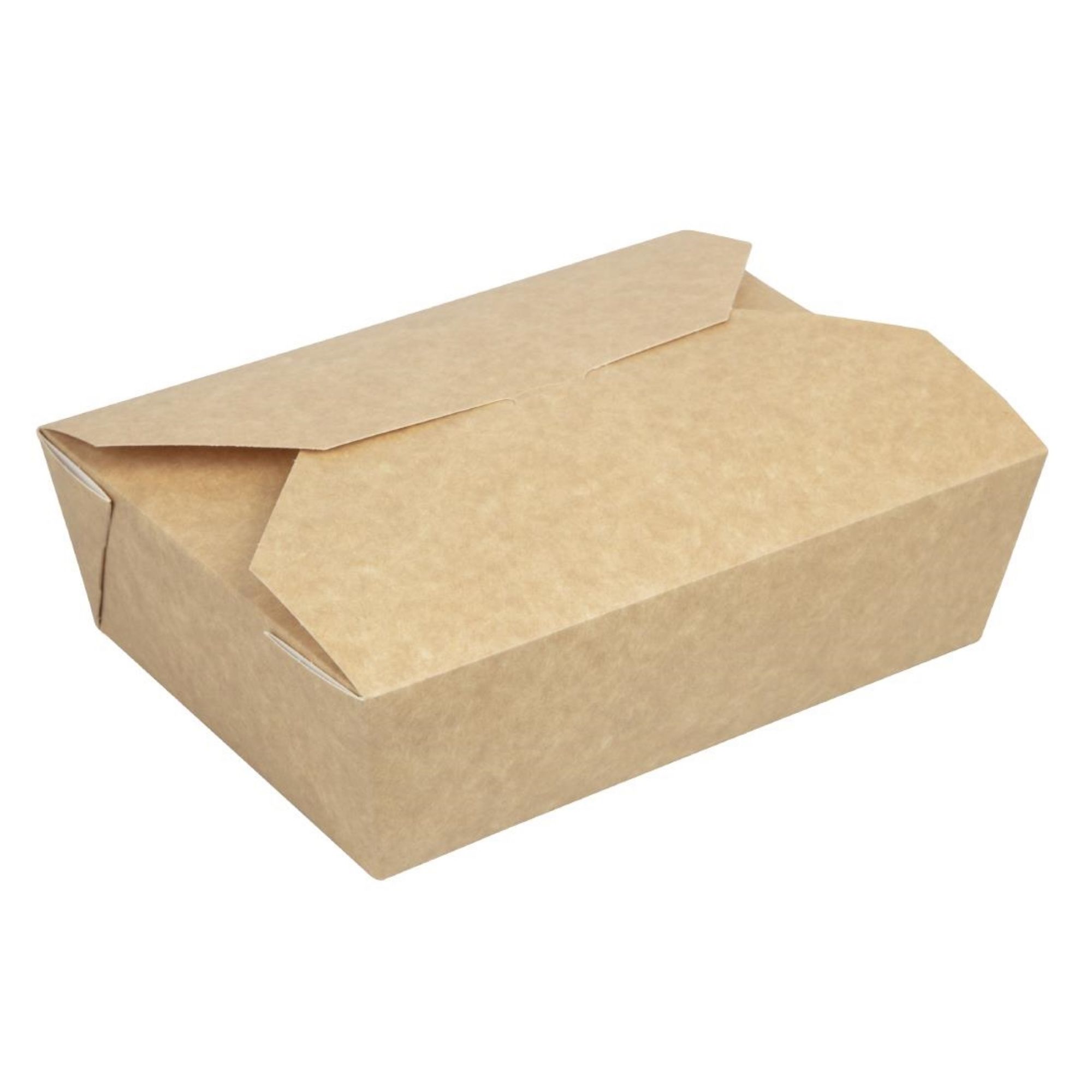 Picture of Colpac Recyclable Kraft Microwaveable Food Boxes 1950ml / 68oz (200 pack) - FA365
