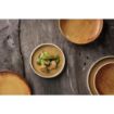 Picture of Olympia Canvas Shallow Tapered Bowl Sienna Rust 200mm (6 pack) - FA312