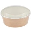 Picture of Colpac Recyclable Kraft Salad Pots With Lid Large 1300ml (150 pack) - FA374