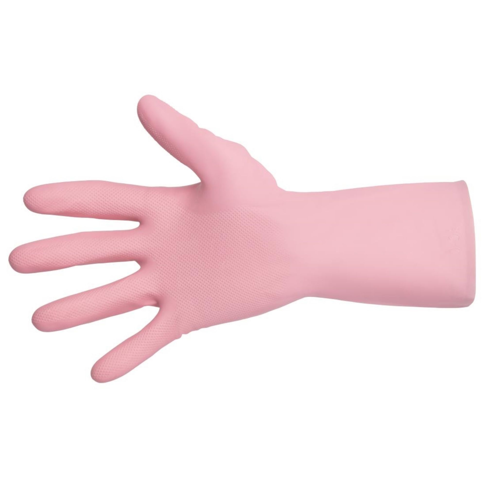 Picture of MAPA Vital 115 Liquid-Proof Light-Duty Janitorial Gloves Pink Large - FA290-L