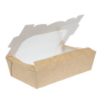 Picture of Colpac Recyclable Kraft Tuck-Top Salad Boxes With Window 1000ml (200 pack) - FA372