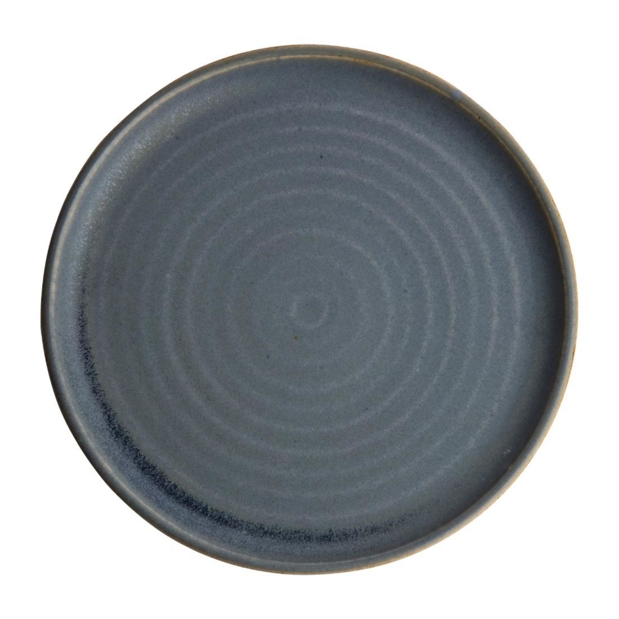 Picture of Olympia Canvas Small Rim Round Plates Blue Granite 265mm (6 Pack) - FA303