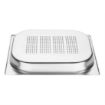 Picture of Vogue Stainless Steel Perforated 1/2 Gastronorm Tray 40mm - E698