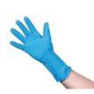 Picture of Jantex Latex Household Gloves Blue Small - F953-S