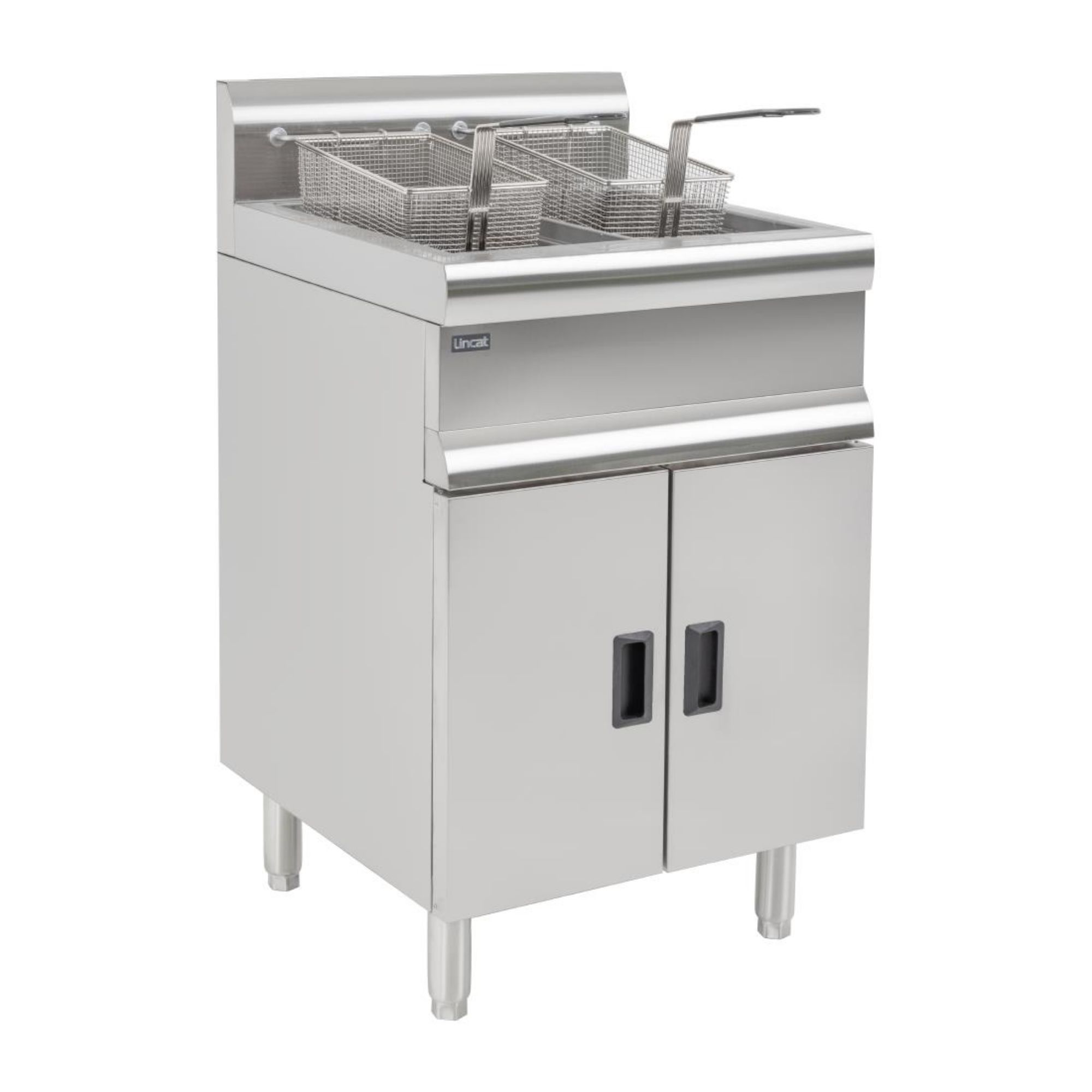 Picture of Lincat Twin Tank Twin Basket Free Standing Natural Gas Fryer J10 - E419-N