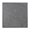 Picture of Bolero Black Brushed Mix Outdoor Tempered Glass Table Top Square Grey Trim 700mm - DZ873