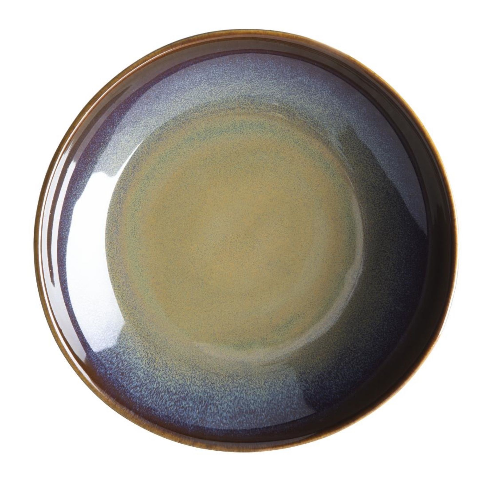 Picture of Olympia Birch Aubergine Wide Bowls 205mm (6 pack) - DZ698