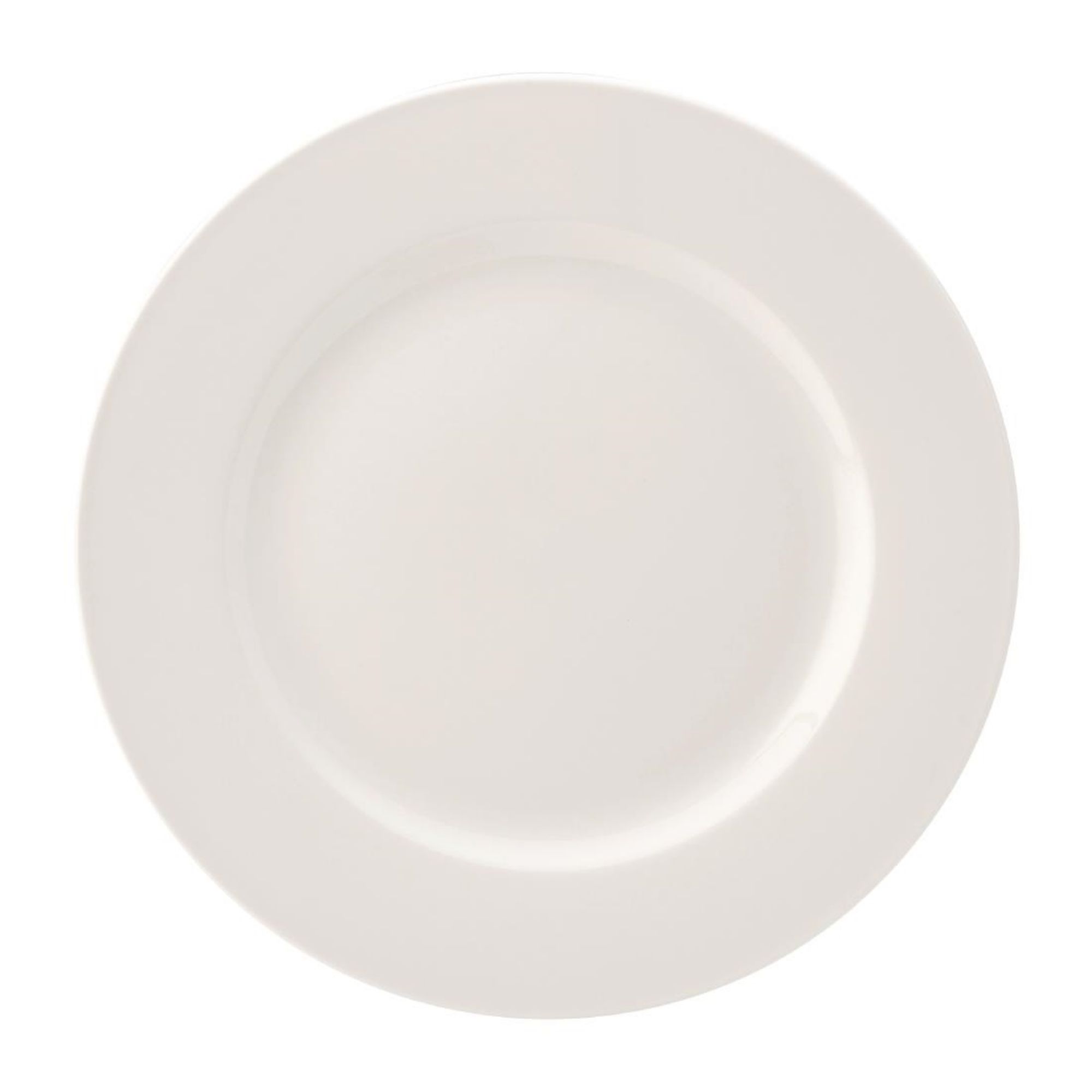 Picture of Utopia Pure White Wide Rim Plates 290mm (18 pack) - DY315