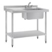 Picture of Vogue Single Sink Left Hand Drainer 1000mm - DY821