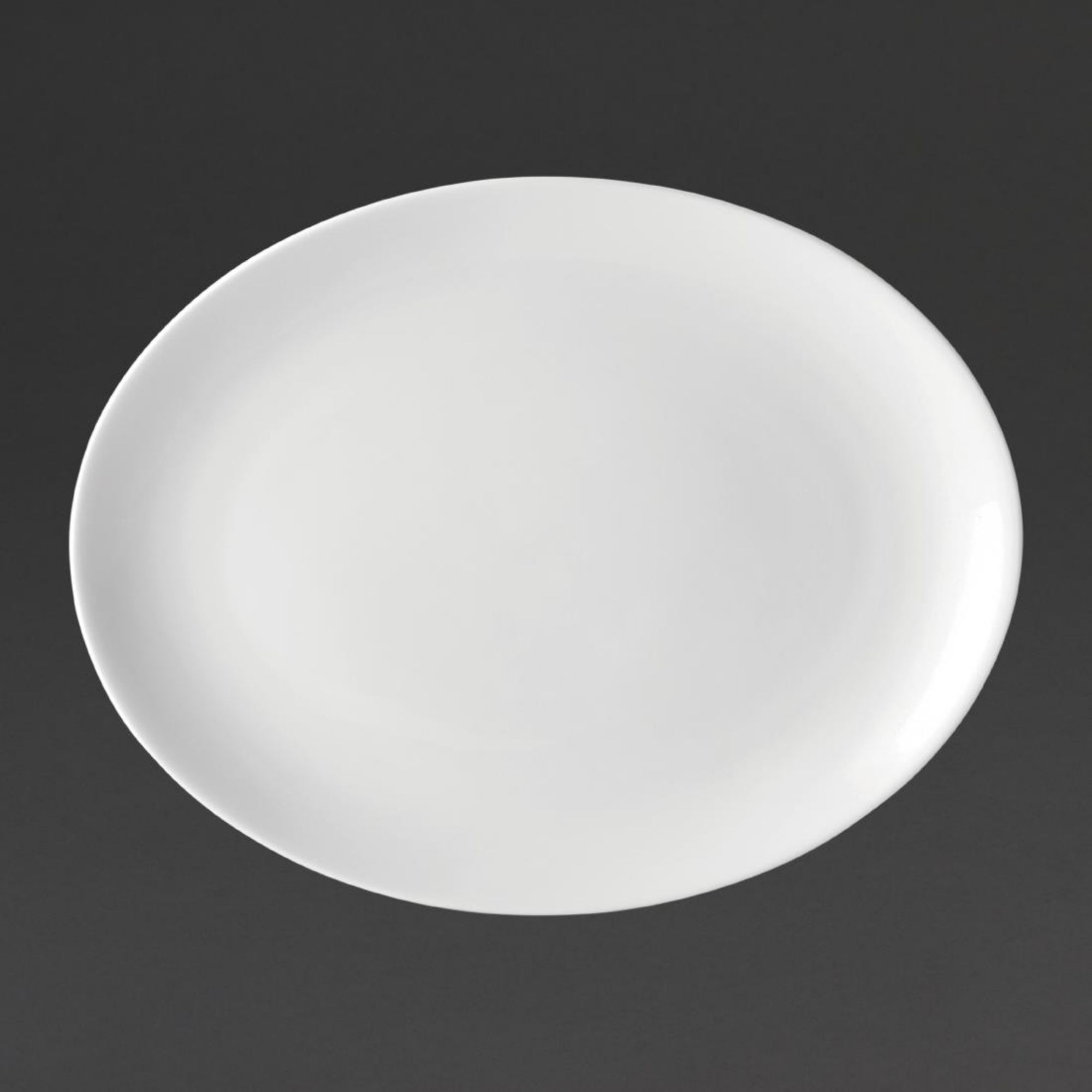 Picture of Utopia Pure White Oval Plates 250mm (24 pack) - DY320