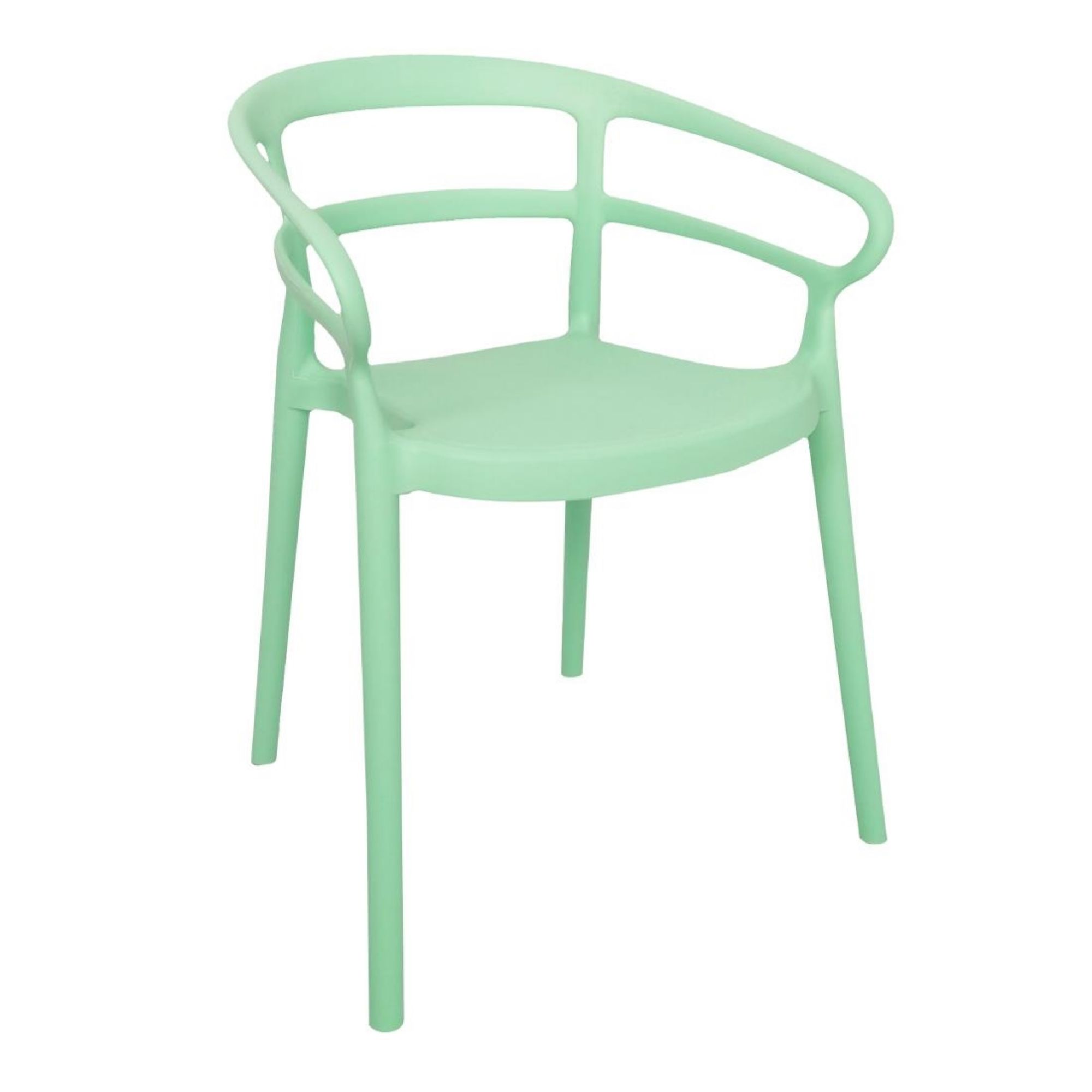 Picture of Bolero Mateo Café Chairs Mint Green (2 pack) - DX981