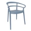 Picture of Bolero Mateo Café Chairs Slate Blue (2 pack) - DX980