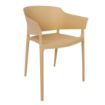 Picture of Bolero Lorenzo Cafe Chairs Warm Cream (2 pack) - DX972