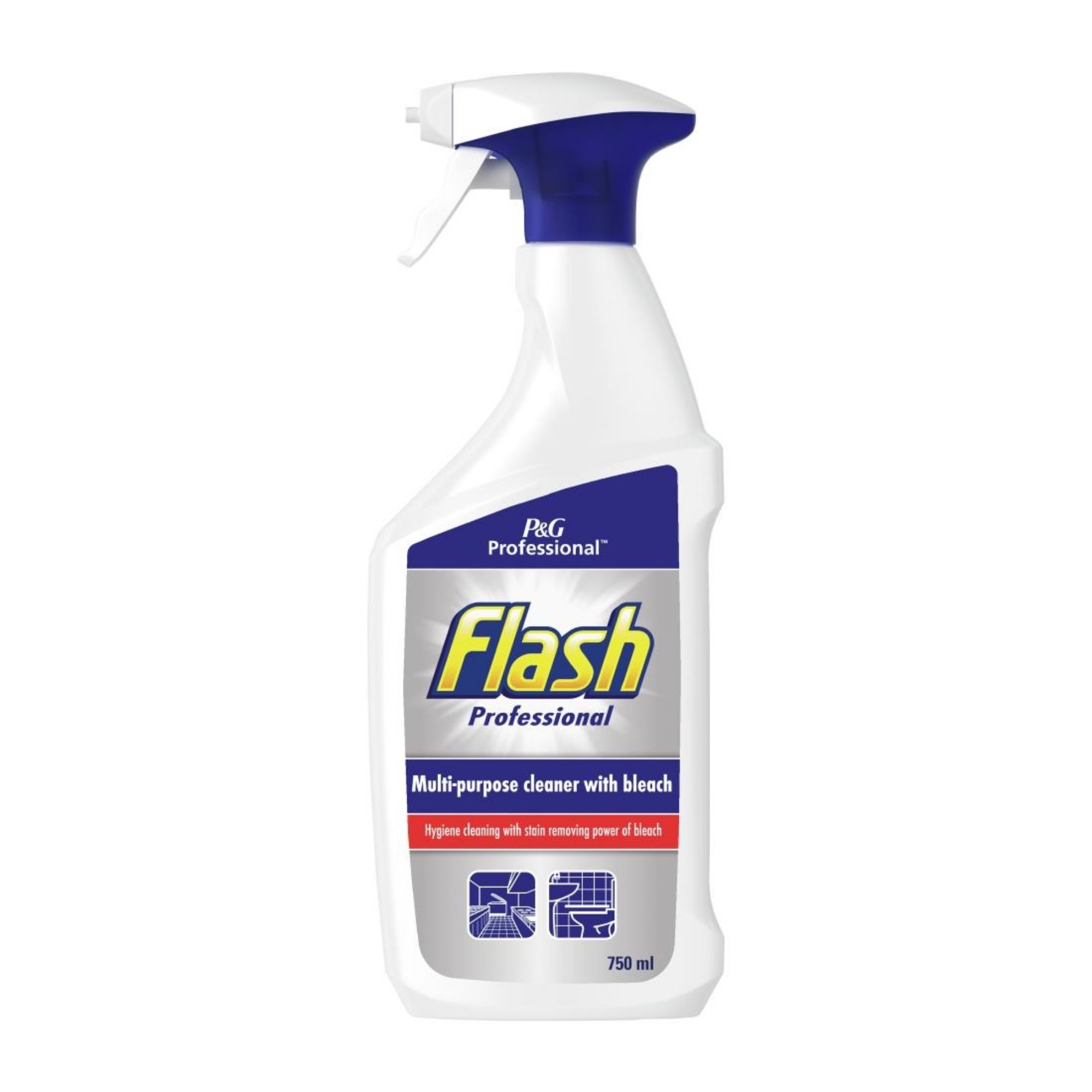 Picture of Flash Professional Multi-Purpose Cleaner With Bleach 750ml (10 pack) - DX564