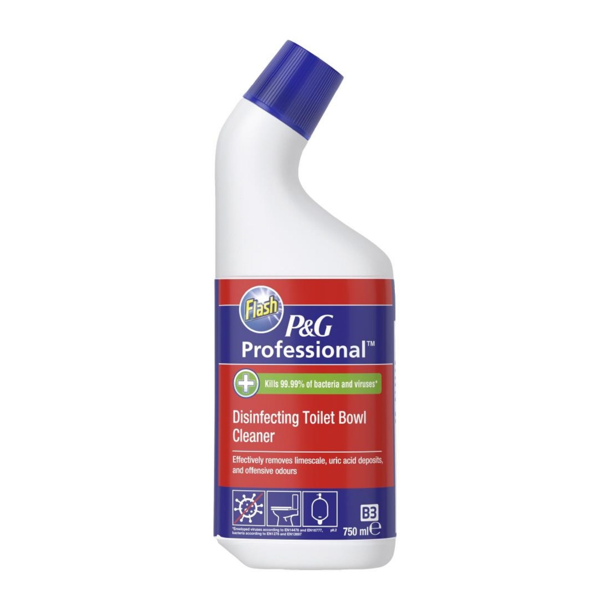 Picture of Flash Professional Heavy Duty Toilet Cleaner 750ml (12 pack) - DX562