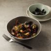 Picture of Olympia Chia Deep Bowls Charcoal 210mm (Pack of 6) - DR816