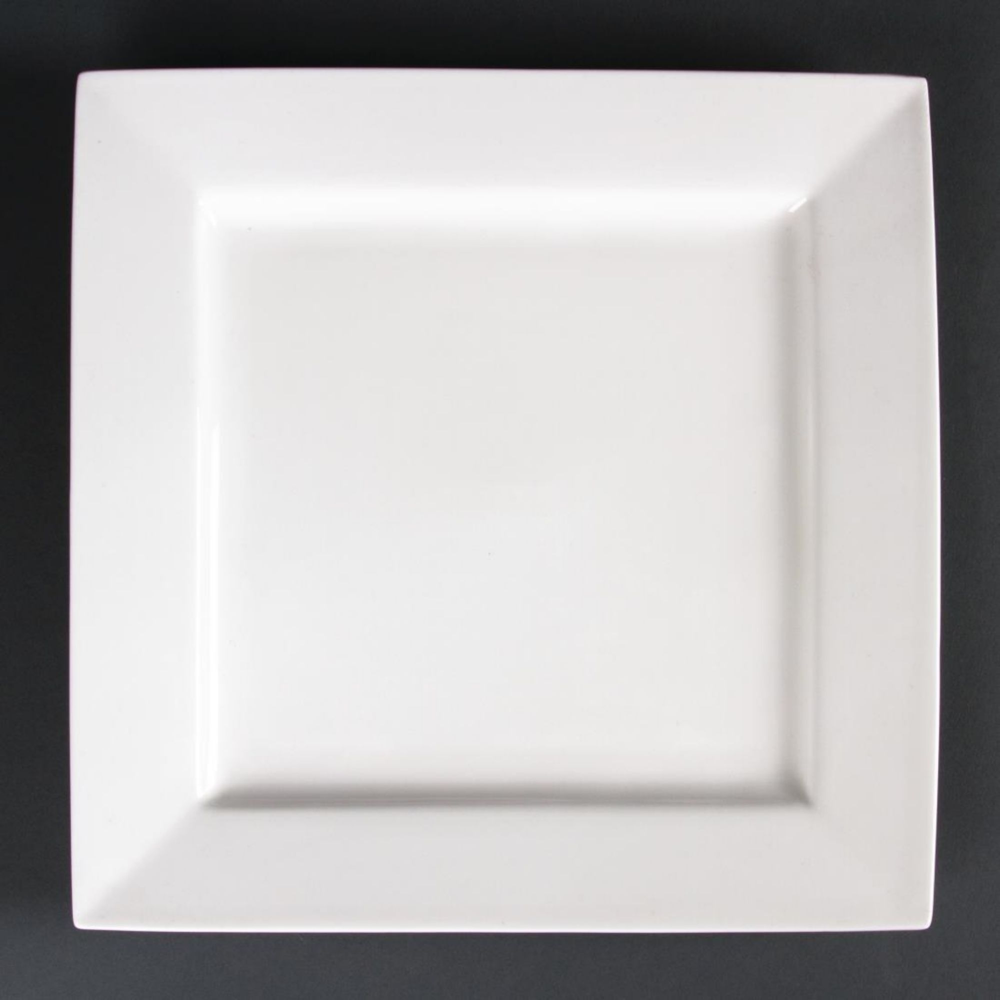 Picture of Olympia Lumina Square Plates White 265mm (4 pack) - DP965