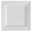 Picture of Olympia Lumina Square Plates White 265mm (4 pack) - DP965