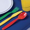 Picture of Olympia Kristallon Polypropylene Forks Blue (12 Pack) - DL121