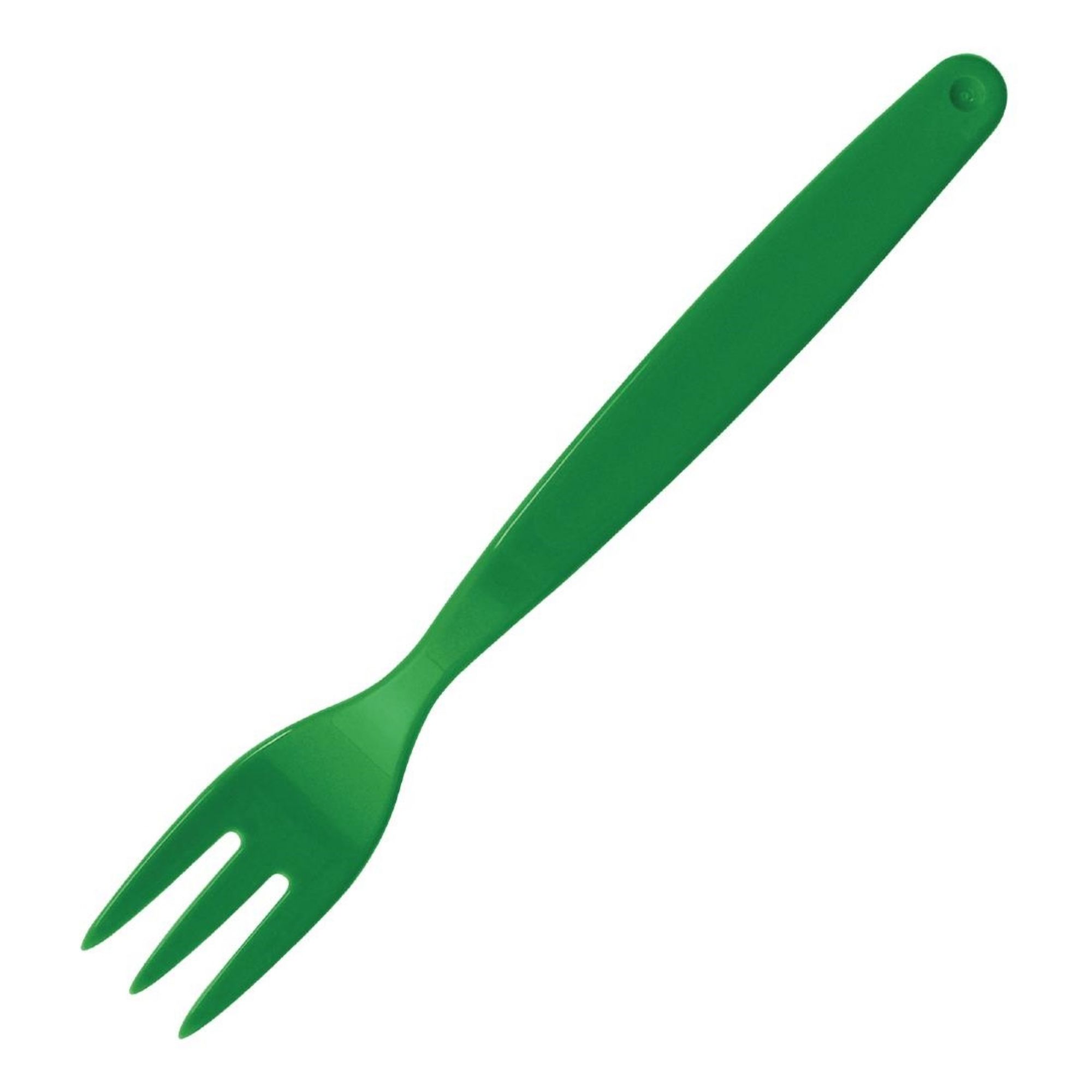 Picture of Olympia Kristallon Polypropylene Forks Green (12 pack) - DL120