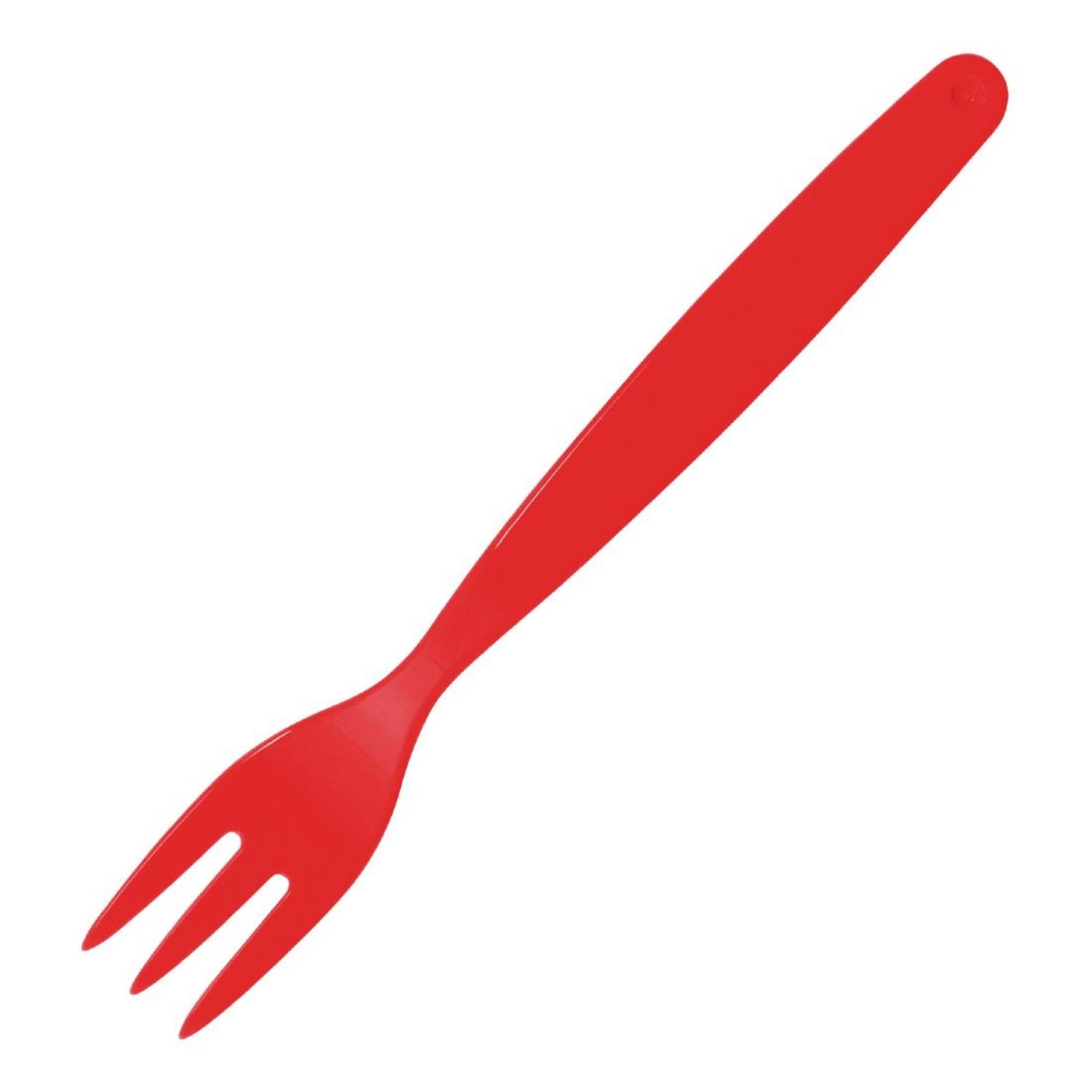Picture of Olympia Kristallon Polypropylene Forks Red (12 Pack) - DL118