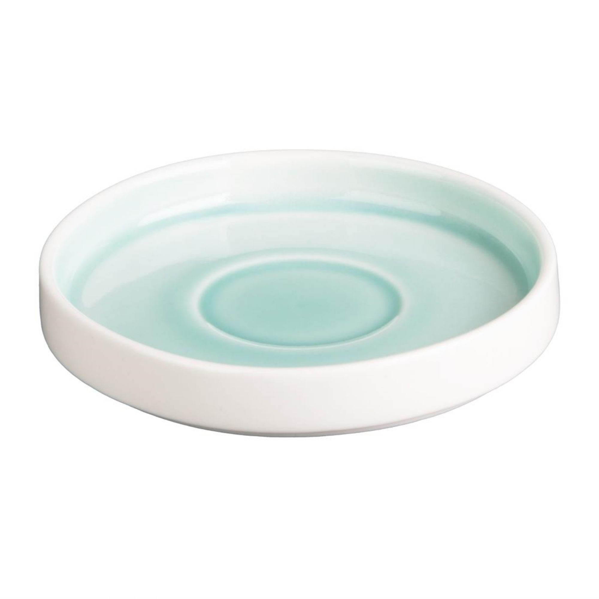 Picture of Olympia Fondant Saucers Mint 115mm (6 pack) - CU441